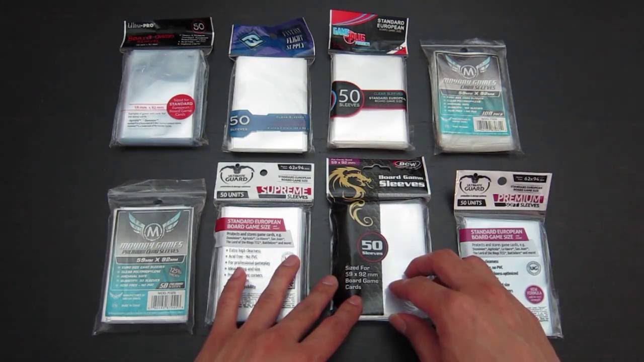 Standard European Card Sleeve Roundup