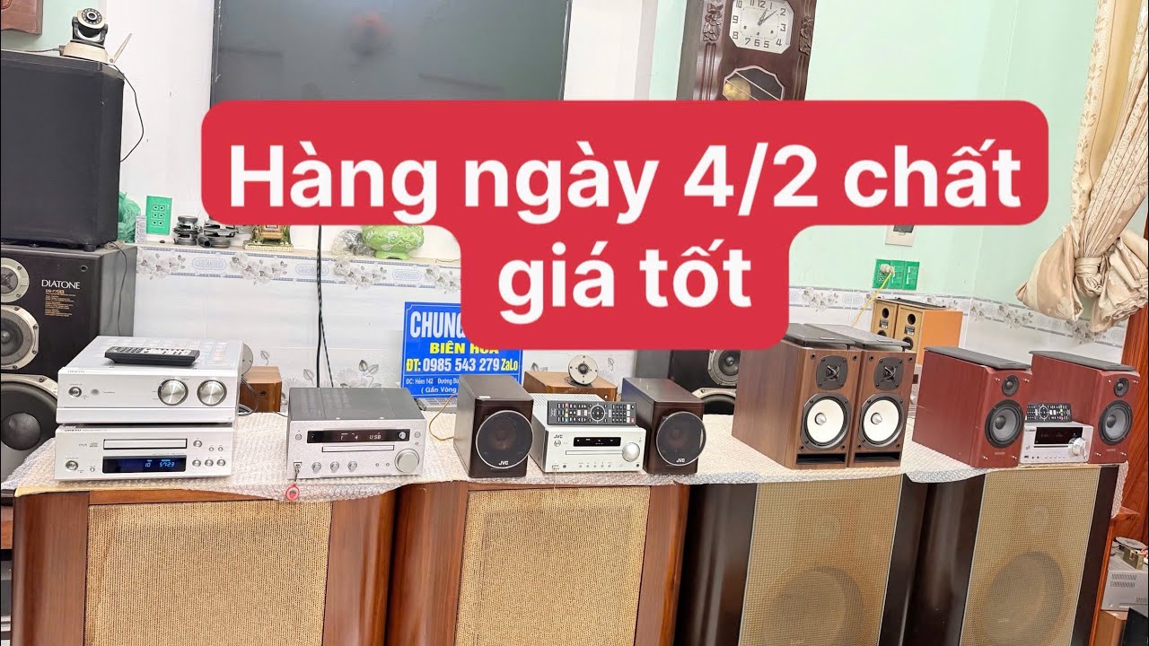 LH 098.55.43279 hàng ngày 4/2 onkyo A-933 chât rẻ , chi tiết báo giá trong clip 
