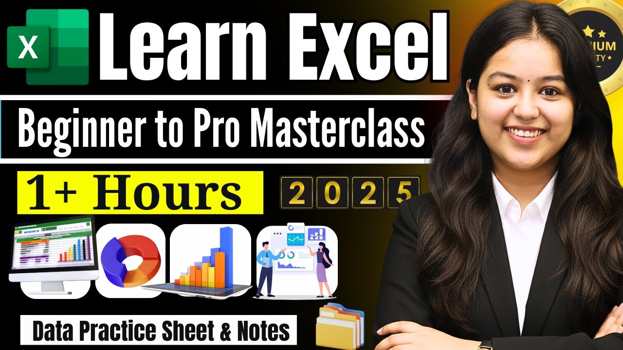 Excel Mastery in 90 Minutes | Complete Excel Course in One Video