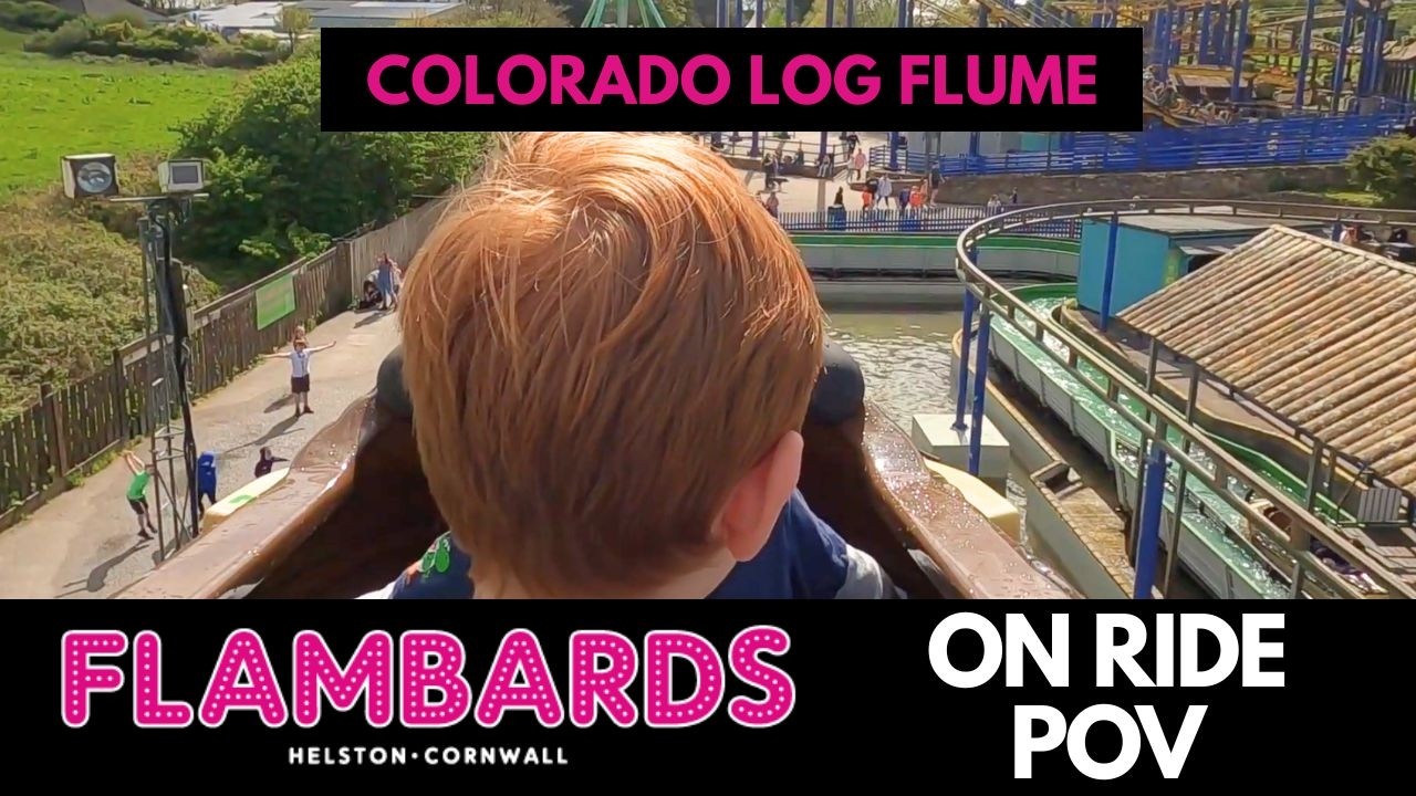 Colorado Log Flume Flambards On Ride POV HD
