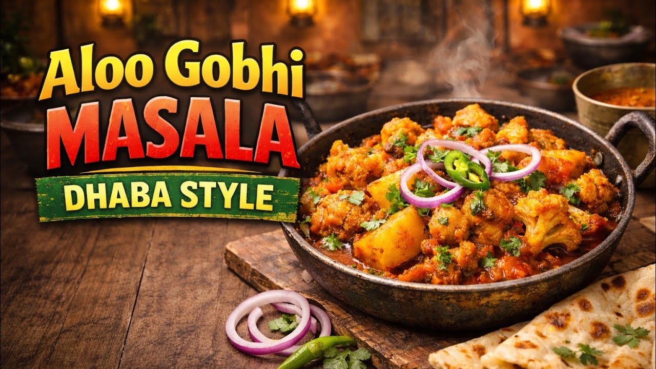 Aloo  Gobi Masala Dhaba Style