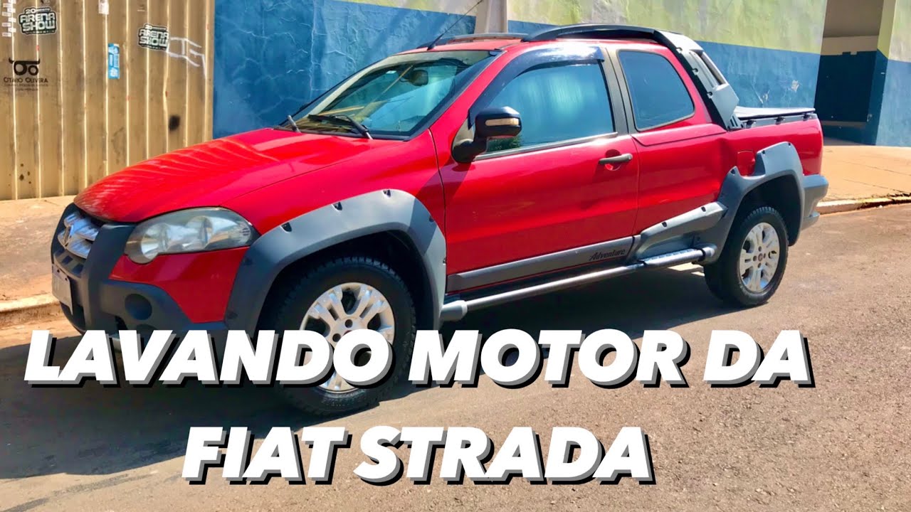 LAVANDO MOTOR DA FIAT STRADA