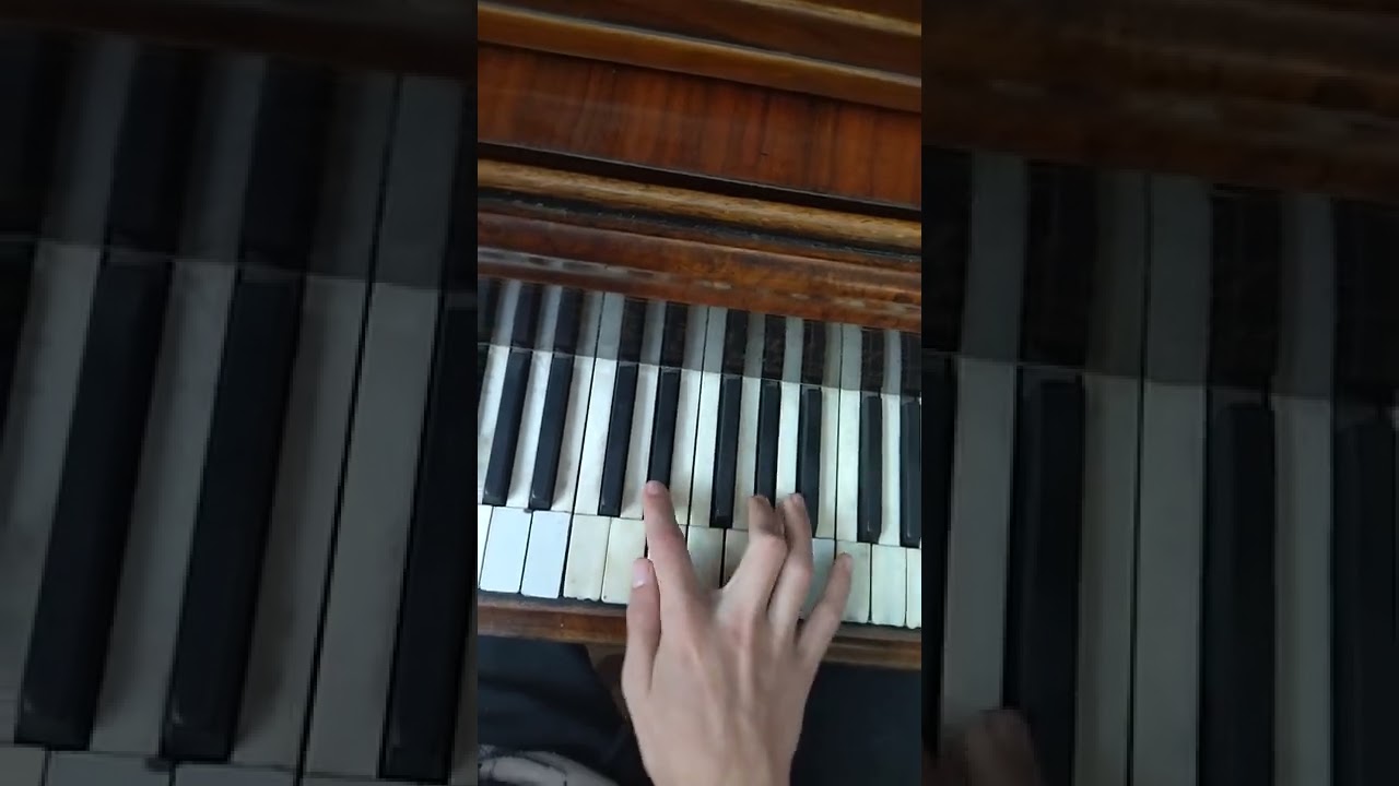 It's just a burning memory piano