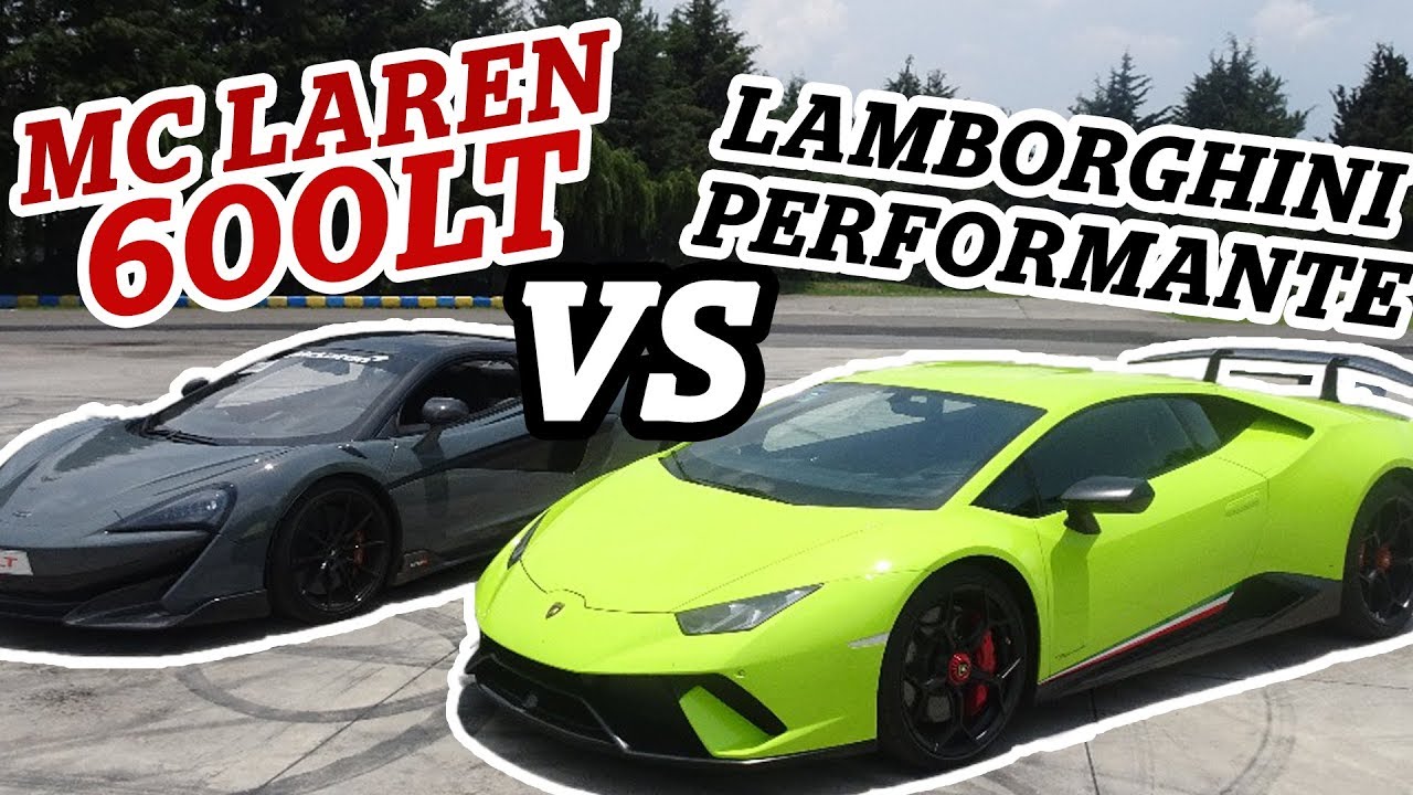 JALES CON EXOTICOS DE MÁS 8 MILLONES DE PESOS | LAMBO performante vs MCLAREN 600lt