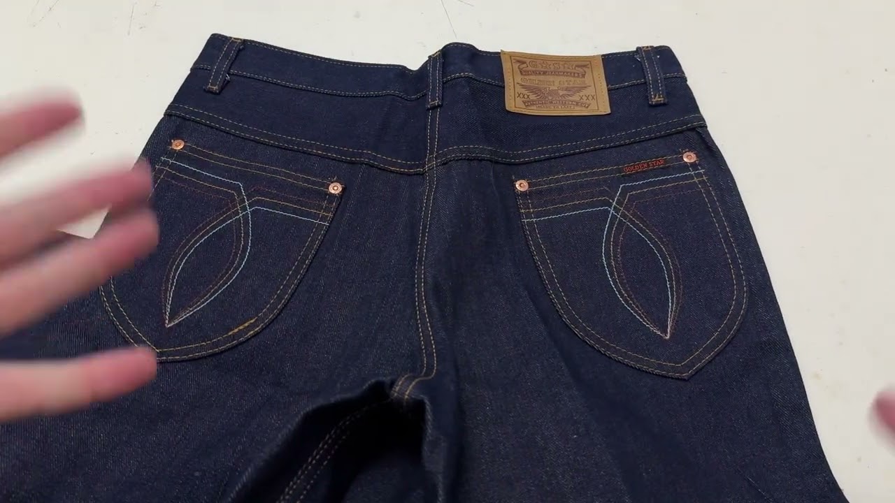 Джинсы Golden Star 80х. Эксклюзивный дизайн