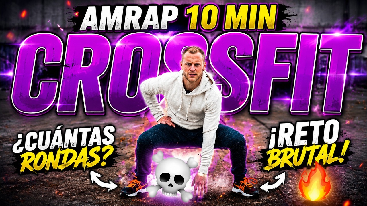 🔥💀 Rutina de CROSSFIT en Casa | AMRAP 10 Minutos (MORTAL)
