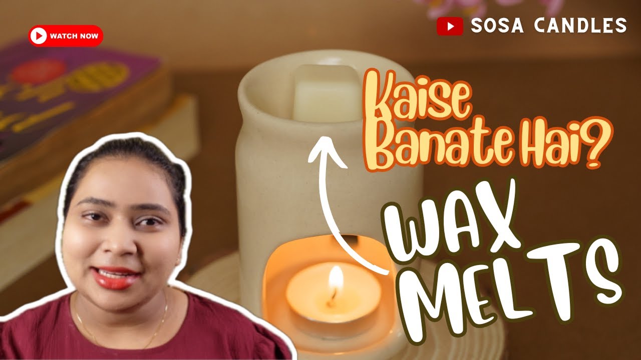 How to Make Wax Melts | Candle making at home for beginners in Hindi #candlemakingathome
