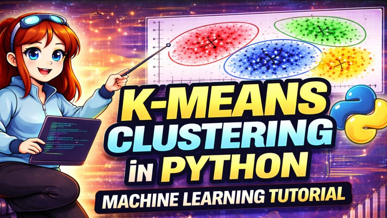 Кластеризация методом K-средних на Python | Серия статей по машинному обучению | День 21