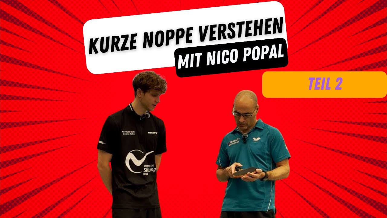 Materialtipps für kurze Noppen von Ex 1. Liga Spieler Nico Popal