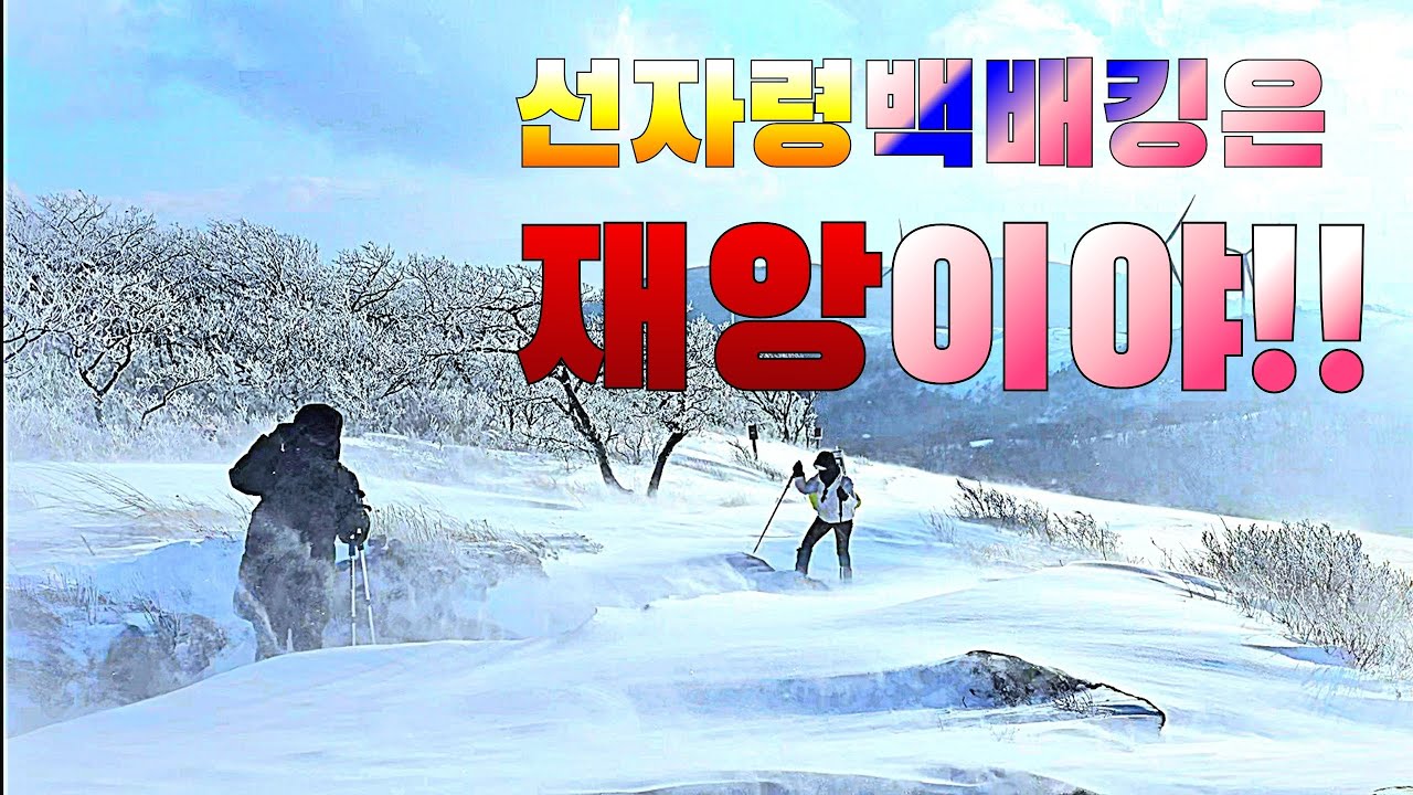 동계 선자령 백배킹은 재앙이야!!