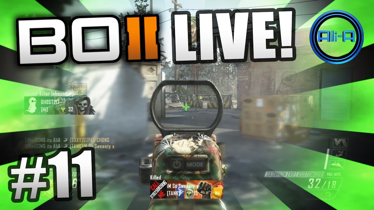"WHAT DA FRICK!" - BO2 LIVE w/ Ali-A #11 - (60+ KILLS!) - Black Ops 2 Multiplayer Gameplay