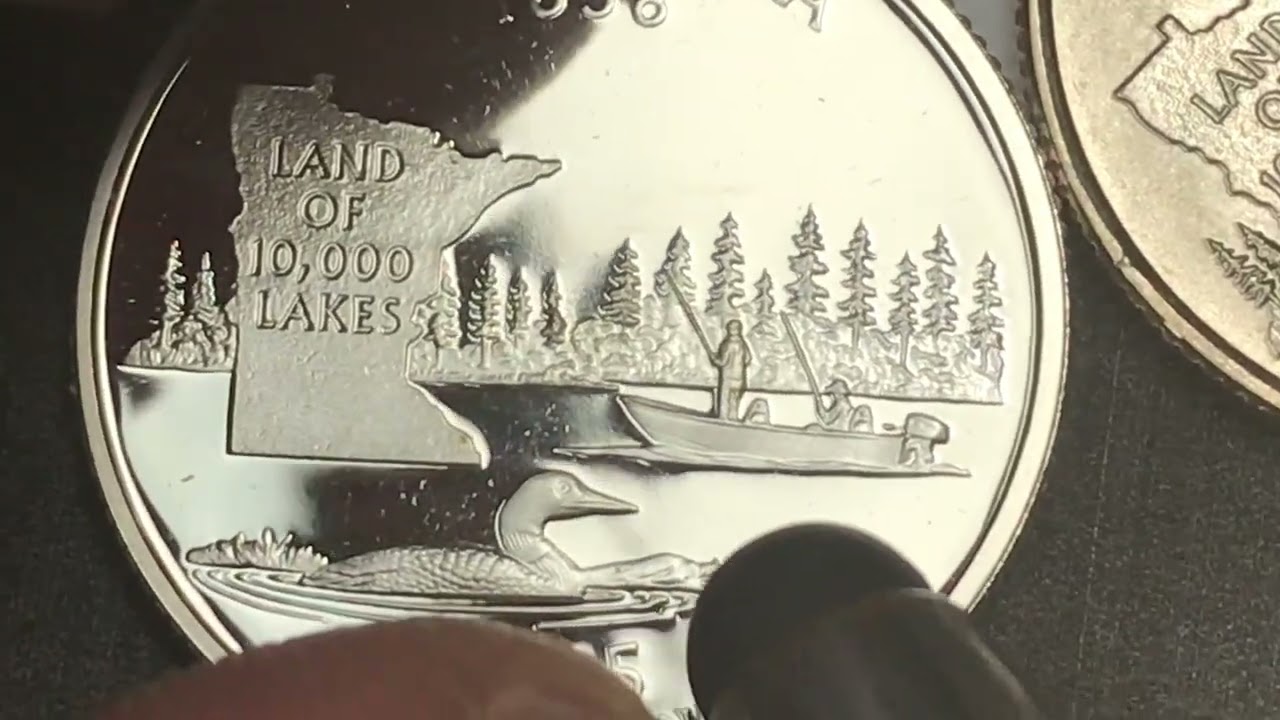 DC Minutes - US 2005 Quarter Minnesota's Extra Tree Error Coins
