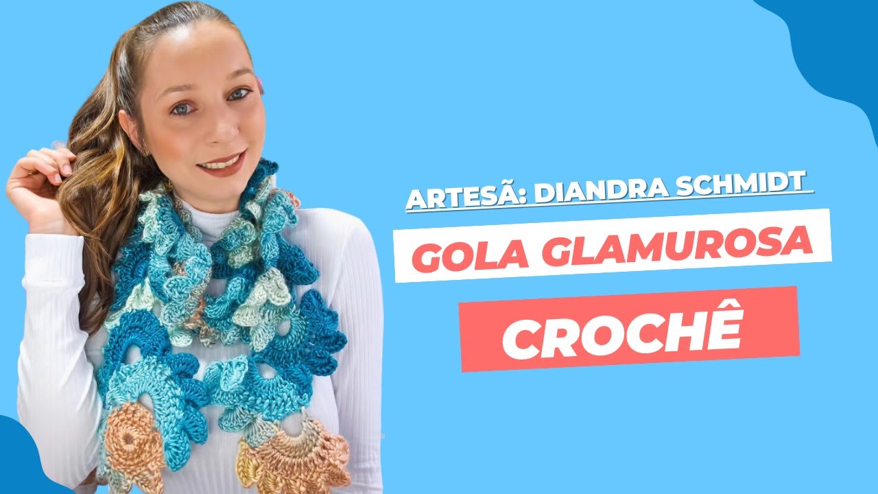 Fio Boreal Circulo -  Gola Glamurosa  em Crochê