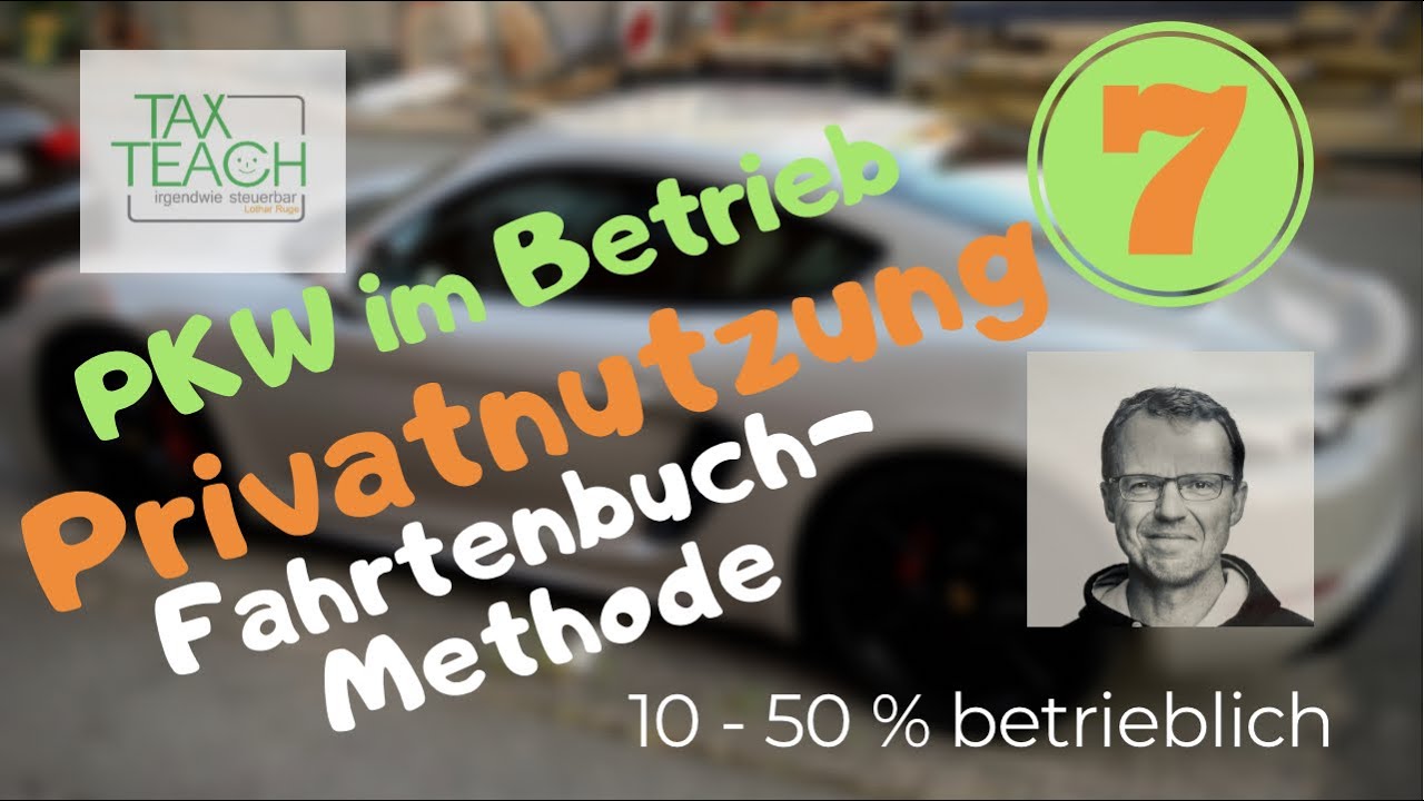 PKW: Fahrtenbuch-Methode im gewillkürten Betriebsvermögen (10% bis 50%)