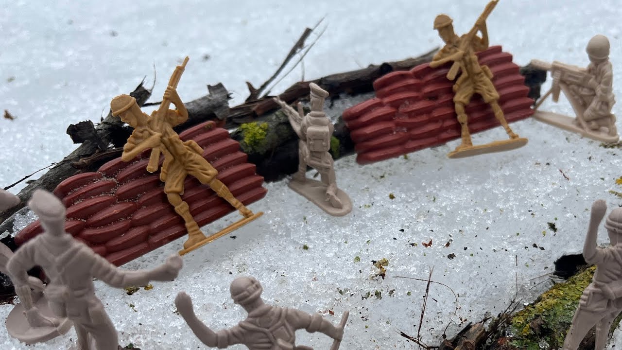 Militiamen ambushed a convoy of military vehicles on a glacier. #military #army #ww2 #asmr 