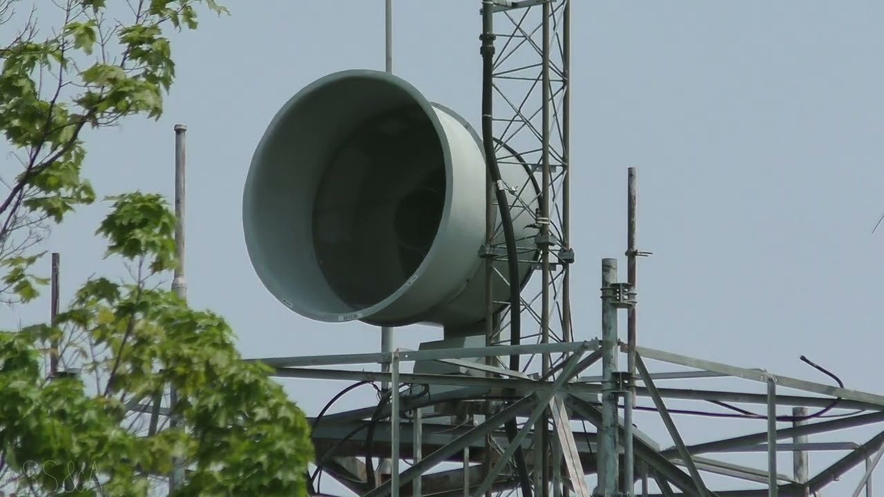ASC T-135AC | Short Alert | Monthly Siren Test | Rib Mountain, WI