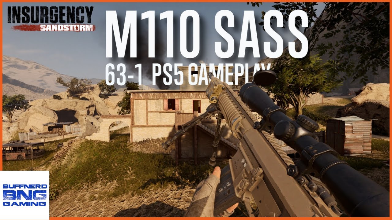 M110 SASS 63-1 Gameplay On PS5 - Insurgency Sandstorm