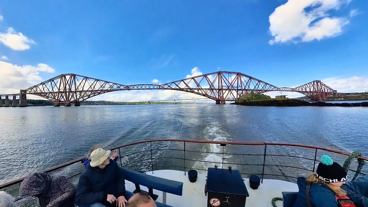 The Firth of Forth Boat Tour - Heading to Inchcolm Abbey