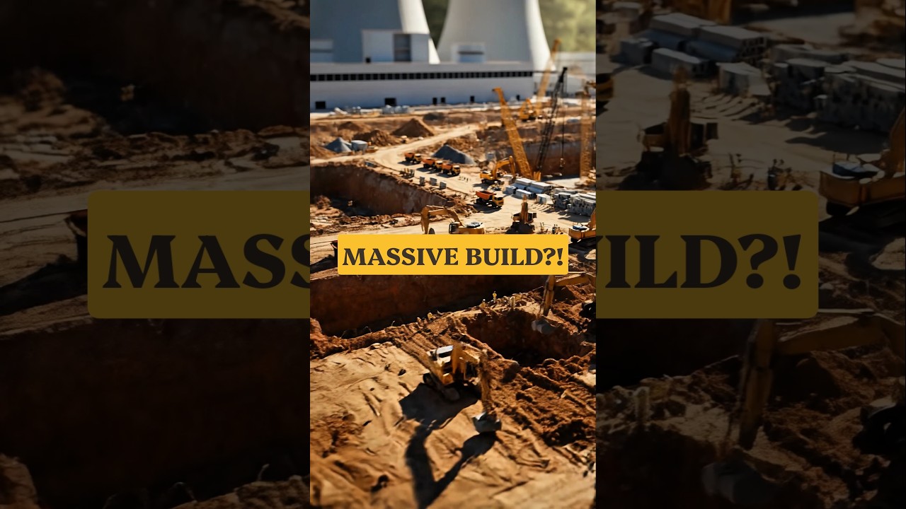 How a Nuclear Power Plant Is Built ⚡  #highwaydevelopment #megafactories #engineering #construction