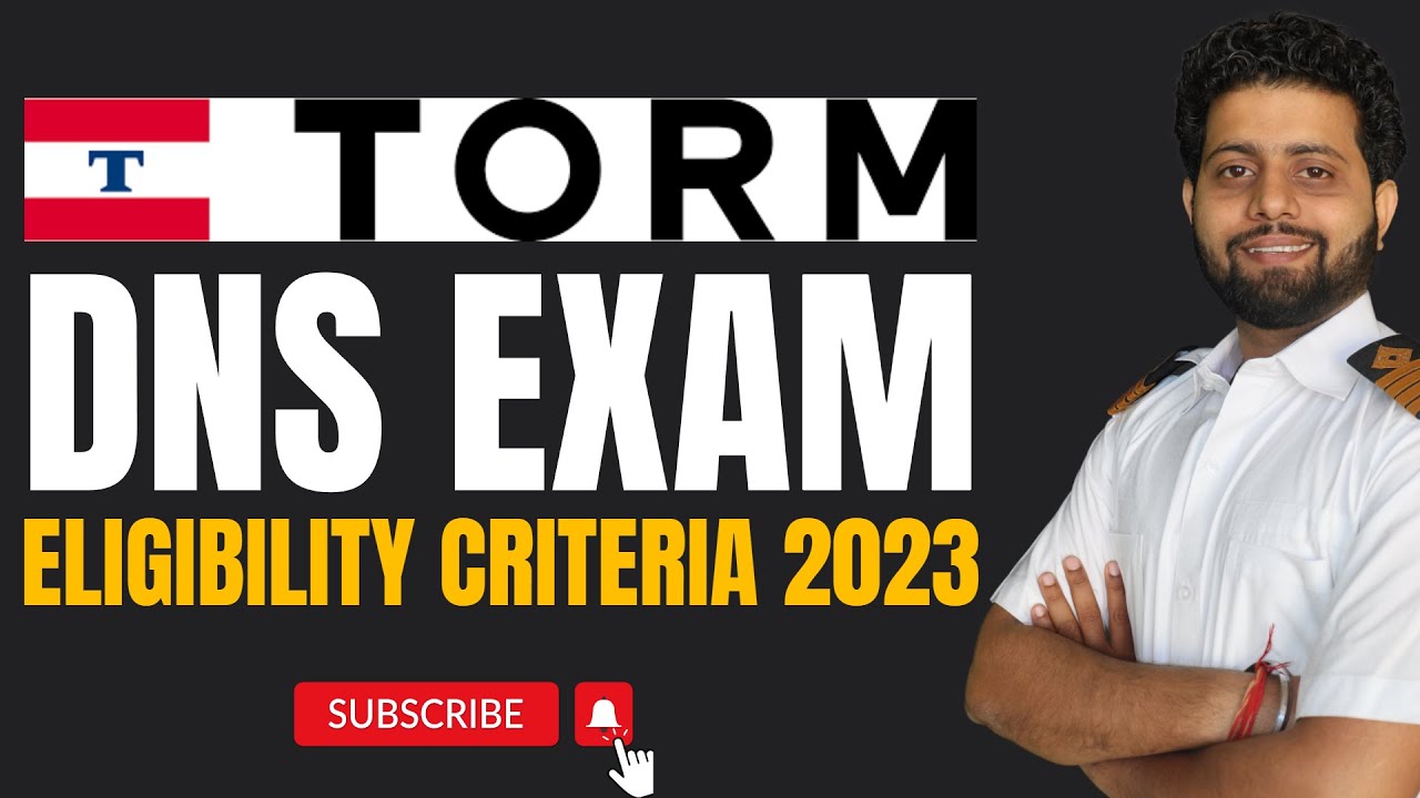 Torm DNS Sponsorship Exam 2025 Update | Merchant Navy Sponsorship Exam