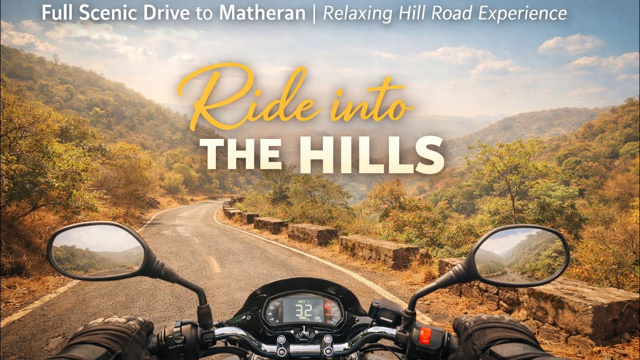 Full Scenic Drive to Matheran | Relaxing Hill Road Experience