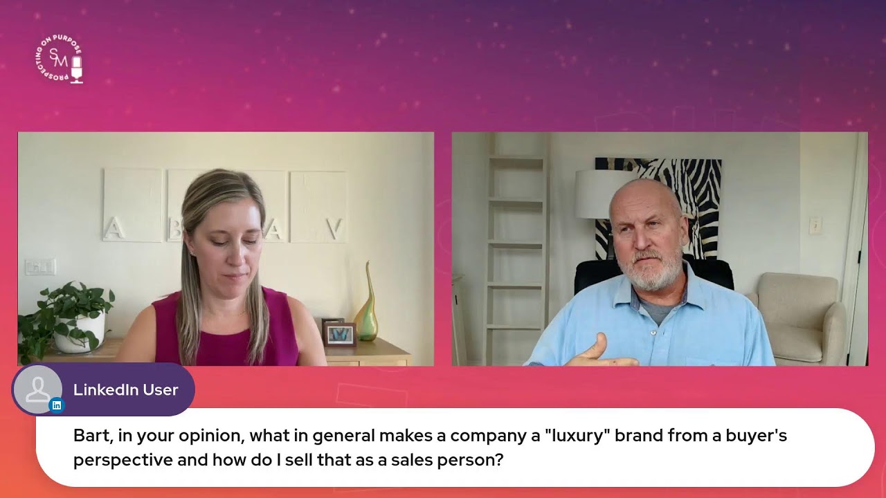 Bart Berkey on Sara Murray's Podcast, Prospecting on Purpose