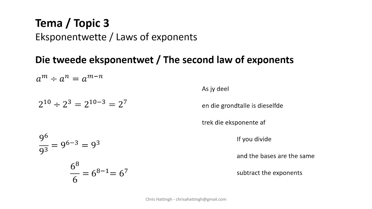 Eksponentwette