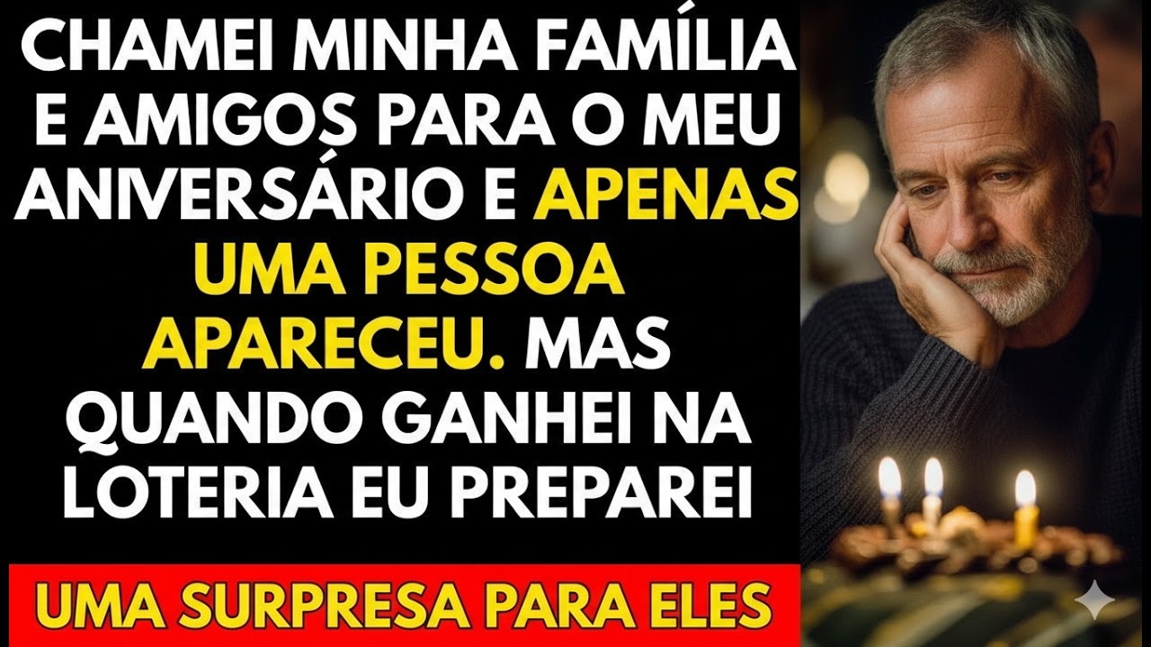 Chamei Minha Família e Amigos Para o Meu Aniversário e Apenas Uma Pessoa Apareceu  Mas Quando