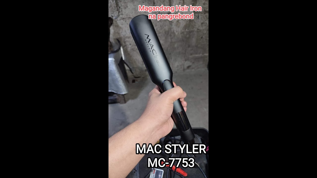 MAC STYLER STRAIGHTENER HAIR IRON MC-7753 Magandang hair iron na pangrebond!