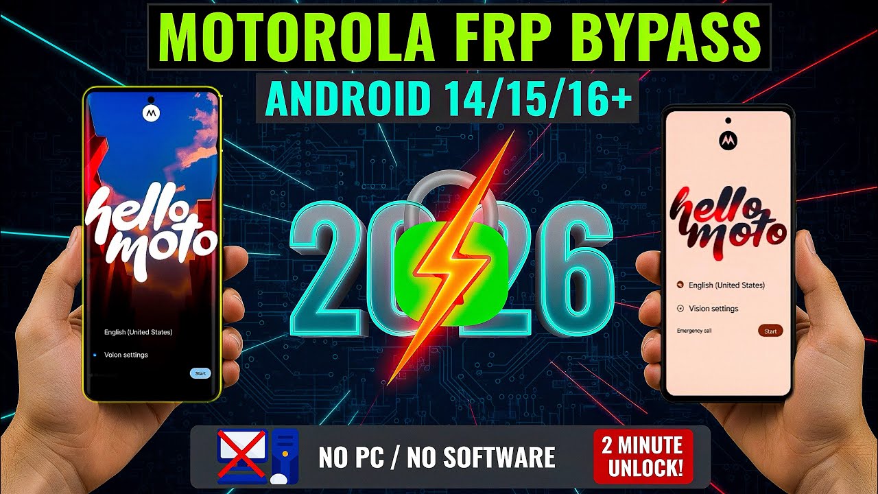 Motorola Google Account Verification Fix 2026 | Android 14, 15, 16 | No PC