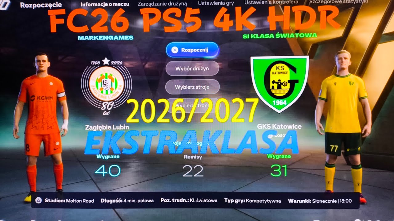 EA SPORTS FC 26* Zagłębie Lubin vs GKS Katowice 