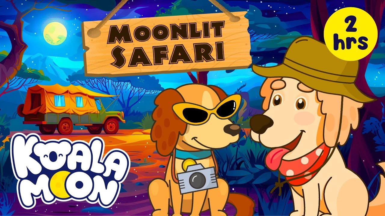 The Best Bedtime Story For Relaxation 😴 Hector & Sunny's Moonlit Safari 🌕💤