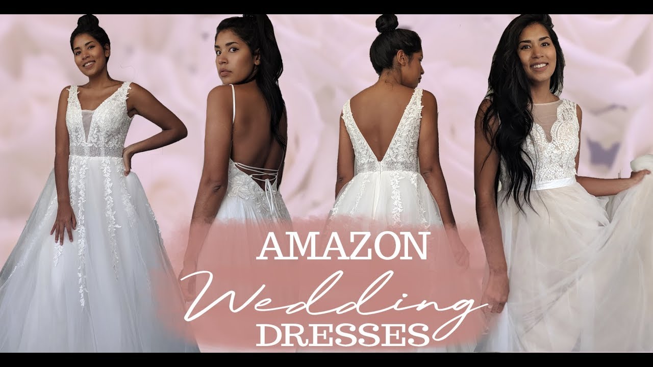 6 NEW Amazon Wedding Dresses Under $130 (2019)