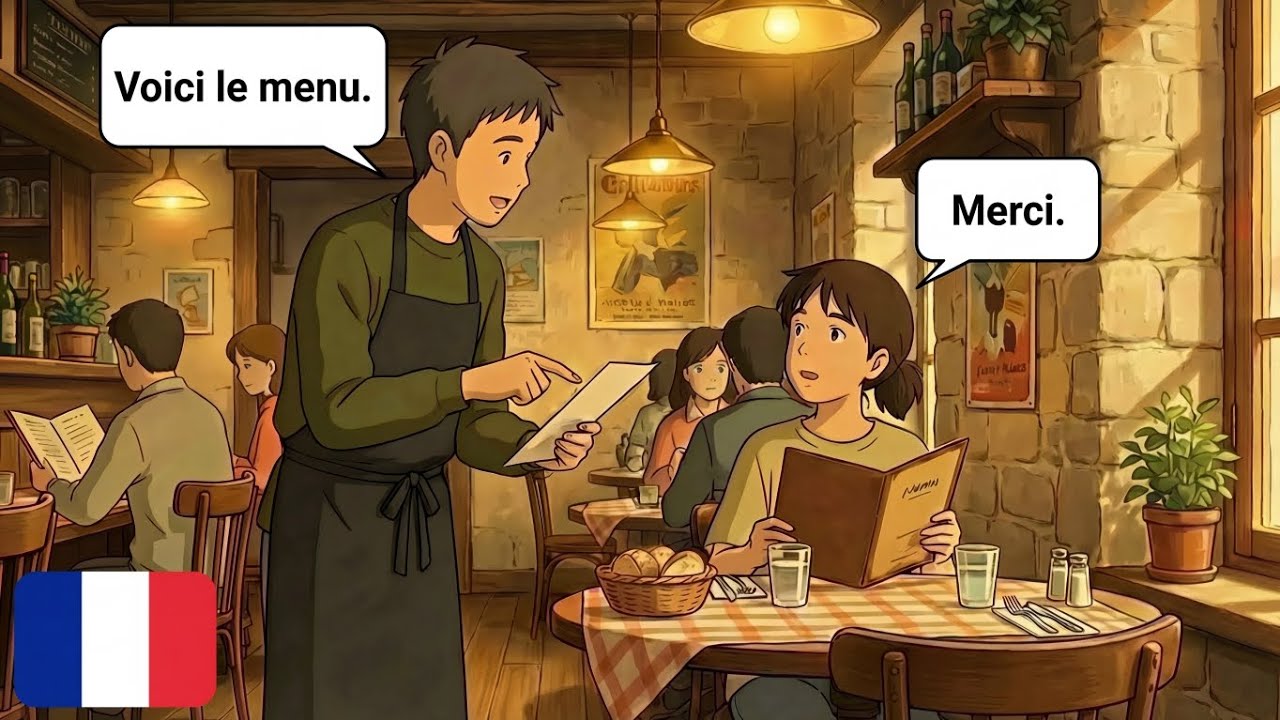 15 minutes of French Dialogues (A1–A2) | Easy French Lessons for Beginners