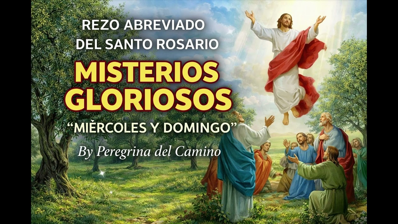 REZO DEL SANTO ROSARIO MISTERIOS GLORIOSOS👑 ✨ 💫THE HOLY ROSARY PRAYER GLORIOUS MYSTERIES🙏 ✝️