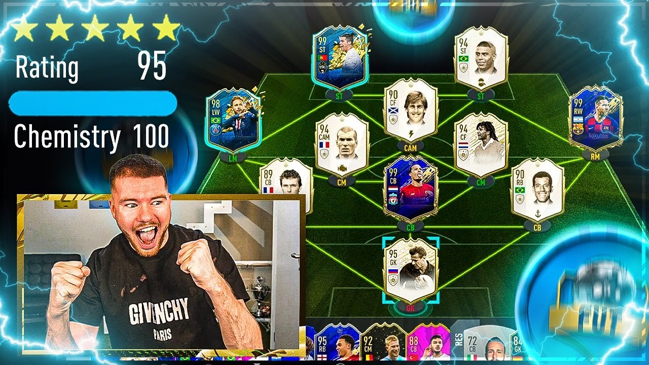 RETRO FIFA!! 195 FUT DRAFT CHALLENGE in FIFA 20 😱😱