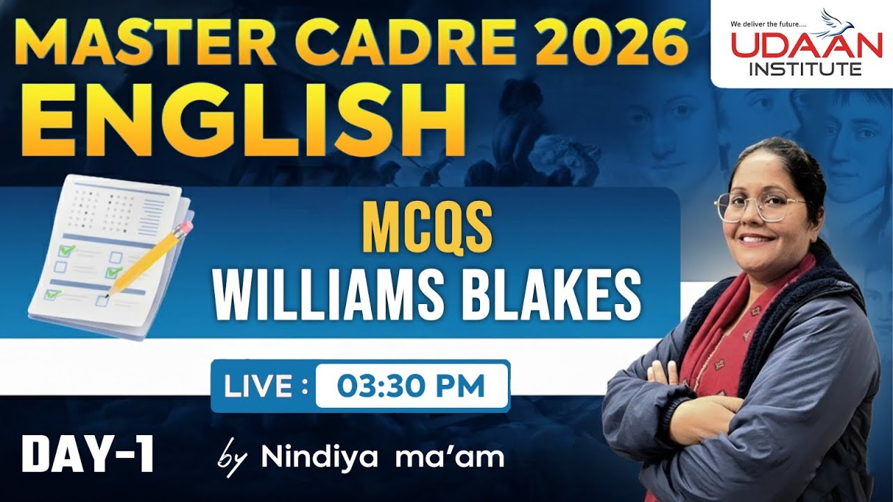 MIX MCQ'S | PART-37 | Master Cadre English 2026 | by Nindiya Ma'am