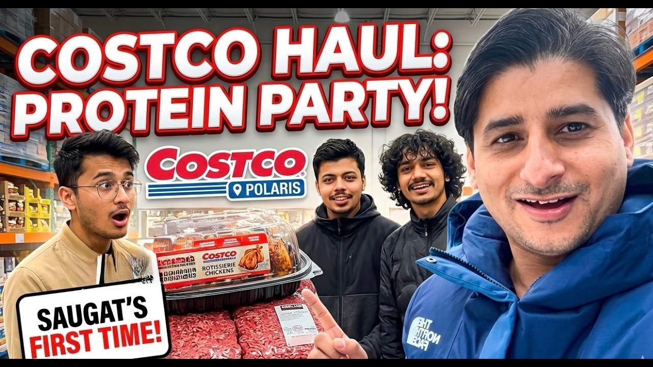 Grocery Haul: Nepali Boys Take Over Costco! 🛒