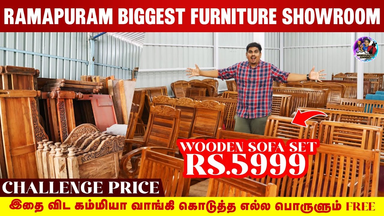 Biggest Showroom in Ramapuram Market 😯இத விட கம்மியா வேற எங்காச்சு கொடுத்தா எல்லா பொருட்களும் FREE😲