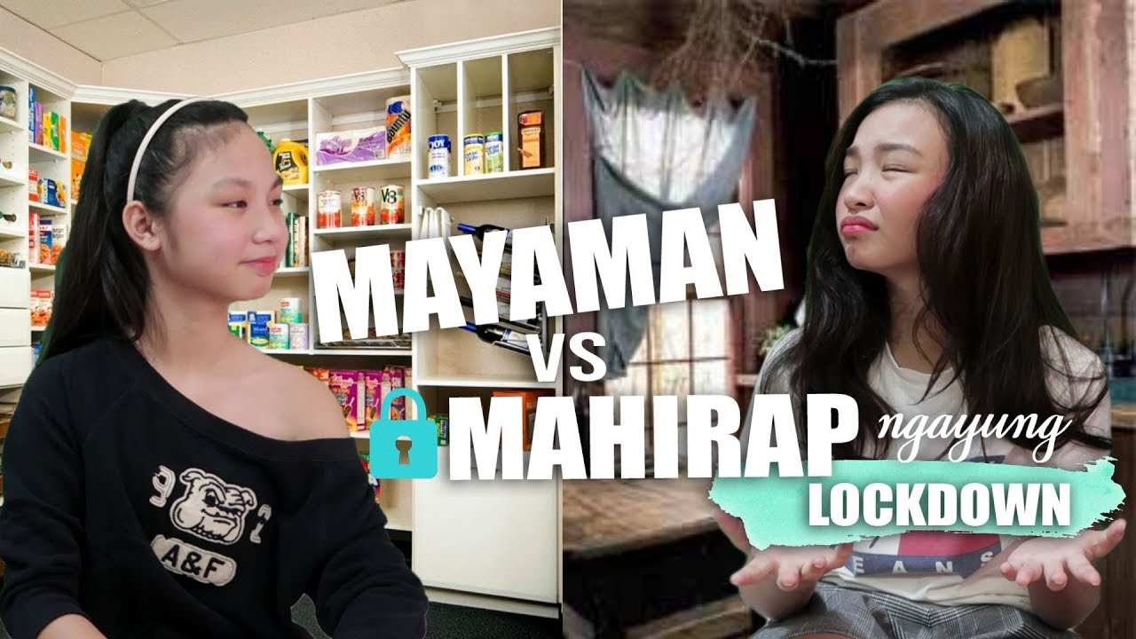SOSYAL NA MAYAMAN VS DI SOSYAL NA MAHIRAP NGAYUNG LOCKDOWN | Aurea & Alexa