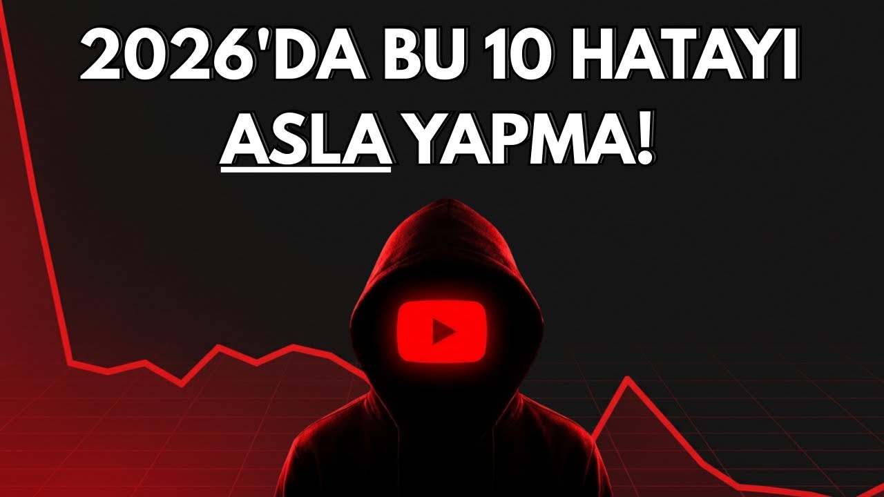 2026'da YouTube Kanallarının Asla Yapmaması Gereken 10 KRİTİK HATA! ❌ (Nasıl YouTuber Olunur?)