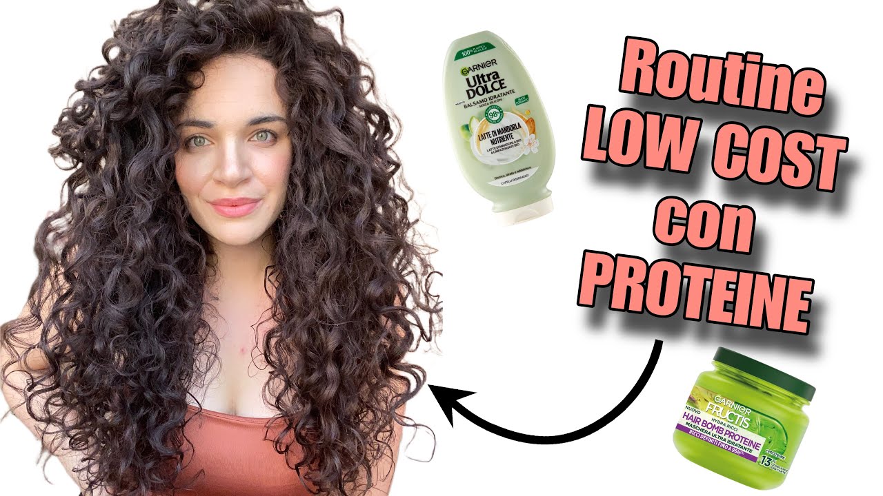 ROUTINE LOW COST CON PROTEINE PER CAPELLI RICCI /DEVI assolutamente PROVARLA😍