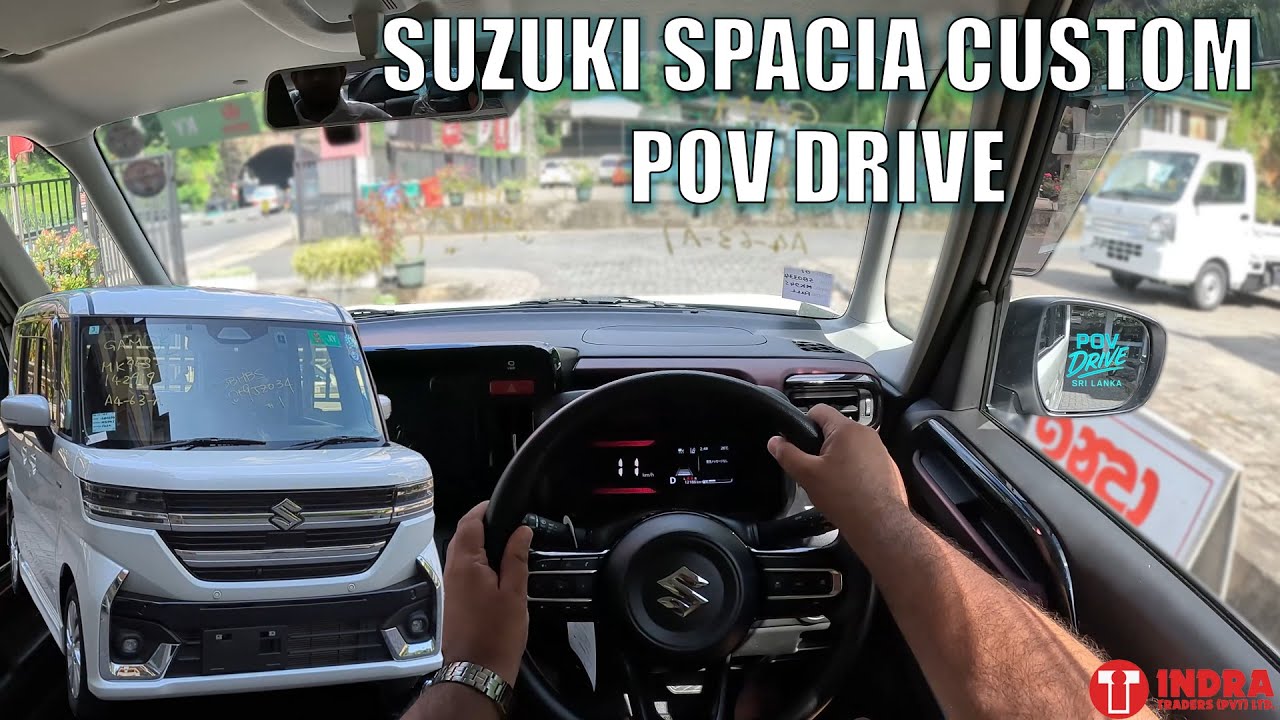 Suzuki Spacia Custom Review and quick POV Drive (Indra Traders)