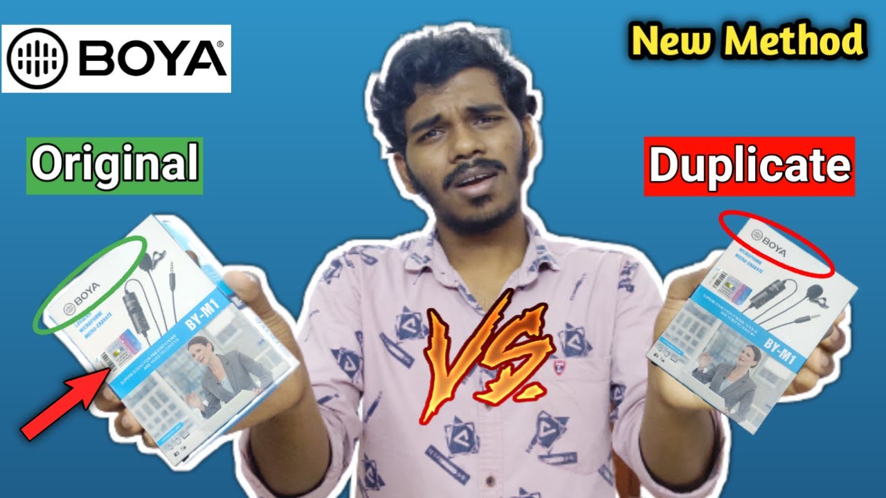 How To Check BOYA BY-M1 Original VS Fake | Boya Mic Original Check | Boya Mic In Tamil | AIT TAMIL