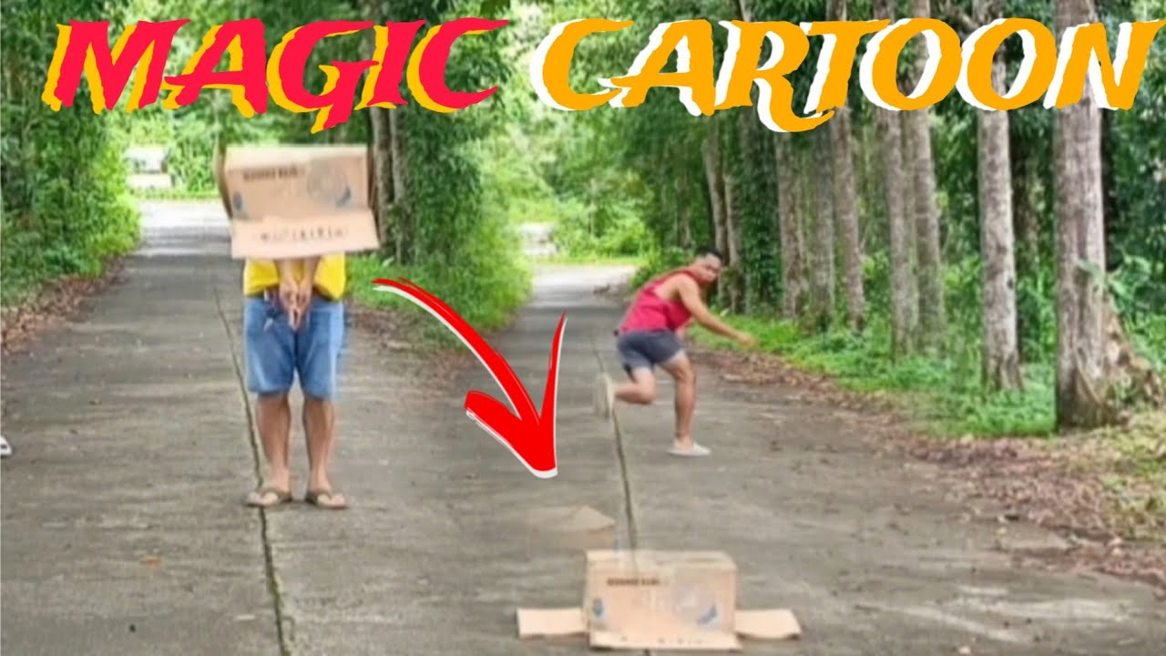 MAGIC CARTOON PRANK FUNNY VIDEO 🤣😂