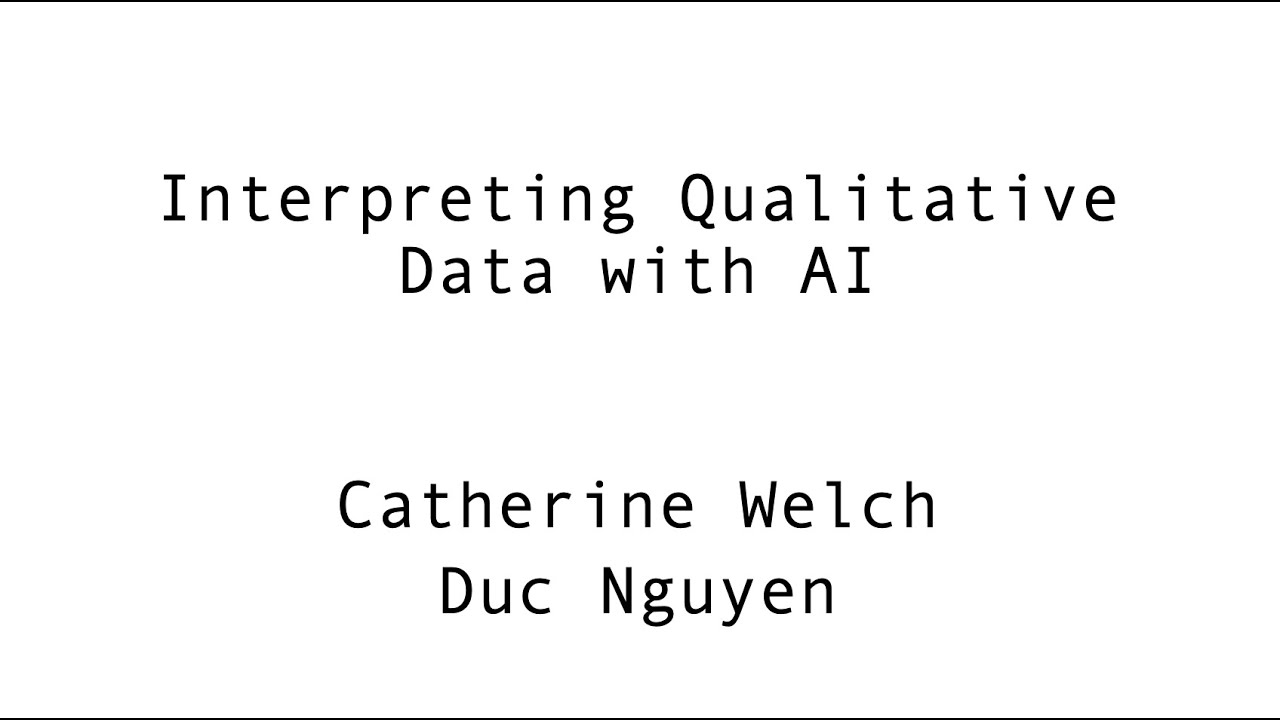 Interpreting Qualitative Data with AI: Potentials and Pitfalls