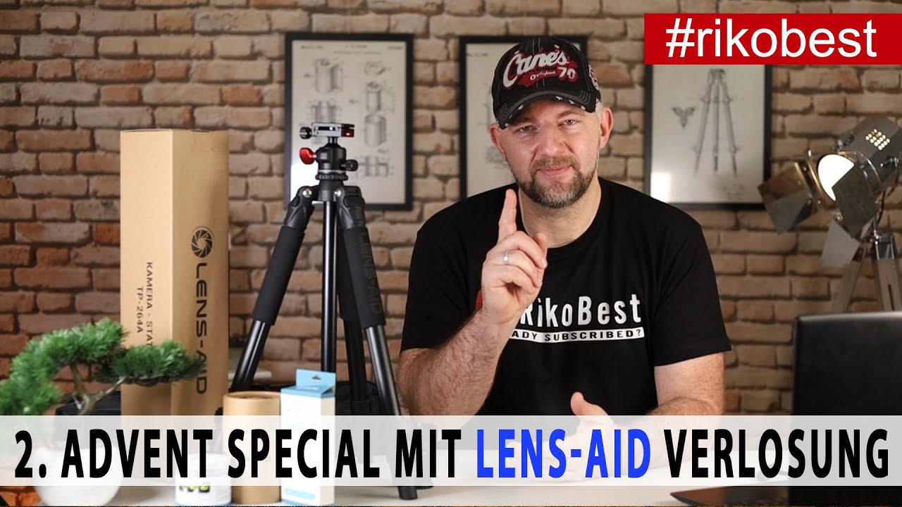 Fotografie Advents Gewinnspiel 2. Advent Special Video -Tolle Preise & Stativ von LENS-AID gewinnen.
