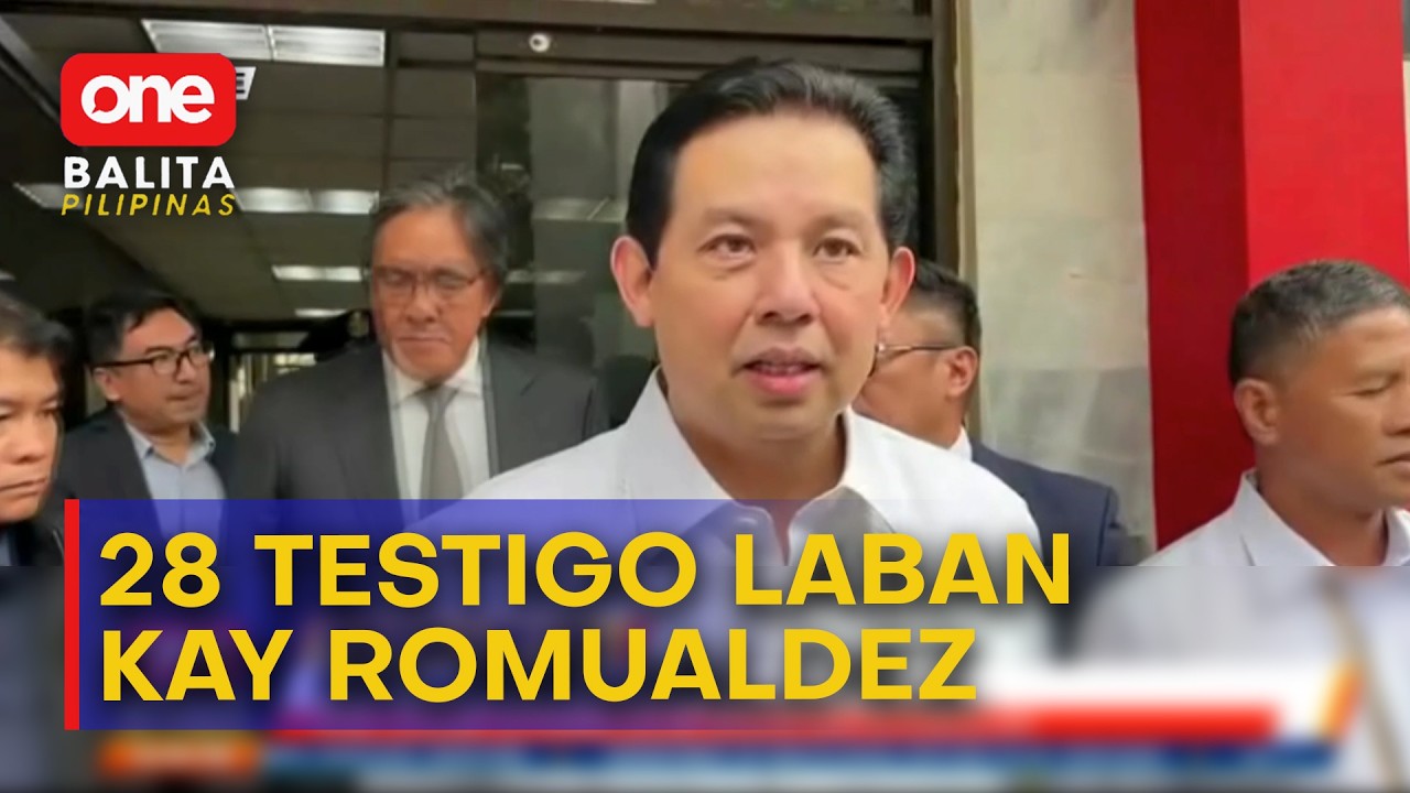 Kampo ni Romualdez, ikinagulat ang 28 pang posibleng testigo | One Balita Pilipinas