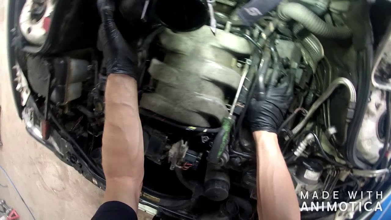 How to remove the intake manifold on an 02 Mercedes C320