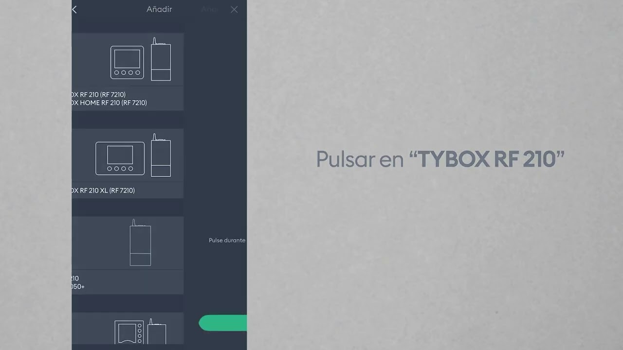 ¿Cómo configurar Tybox RF 210 para control desde Smartphone?